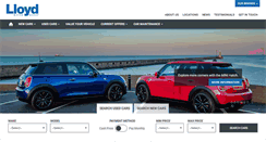 Desktop Screenshot of lloydmotorgroup.com