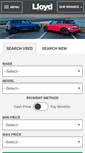 Mobile Screenshot of lloydmotorgroup.com